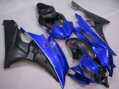 MOTUL - Blue Black Matte Fairings and Bodywork For 2006-2007 YZF-R6 #LF3441