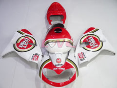 Lucky Strike - Red White Fairings and Bodywork For 1998-2003 TL1000R #LF3723