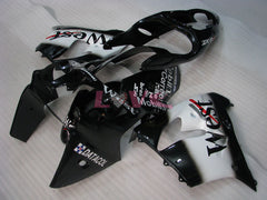 West - White Black Fairings and Bodywork For 2000-2001 NINJA ZX-9R #LF3295