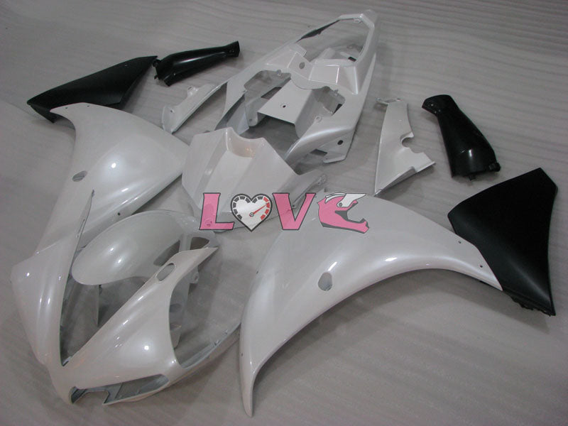 No sticker / decal Factory Style - White Fairings and Bodywork For 2009-2011 YZF-R1 #LF3653