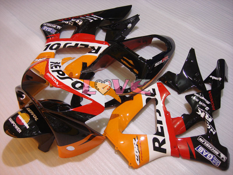MICHELIN Repsol - Red Black Fairings and Bodywork For 2000-2001 CBR929RR #LF5189