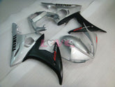 Factory Style - Black Silver Matte Fairings and Bodywork For 2003-2004 YZF-R6 #LF3532