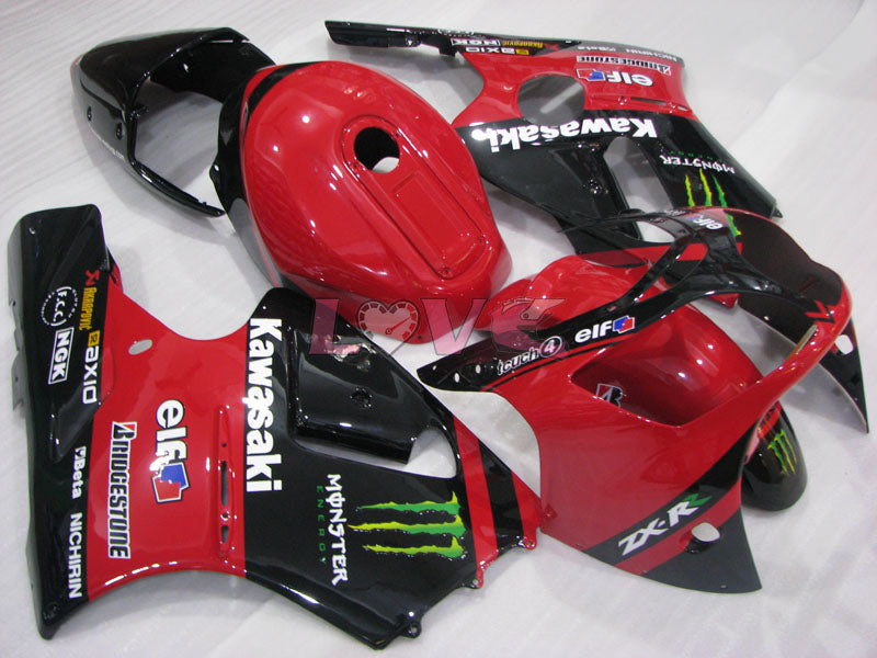 Monster - Red Black Fairings and Bodywork For 2000-2001 NINJA ZX-12R #LF3244
