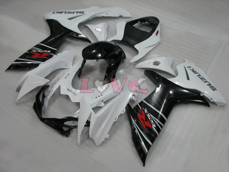 Factory Style - White Black Fairings and Bodywork For 2011-2026 GSX-R600 #LF6177