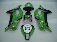PIRELLI - Green Black Fairings and Bodywork For 2011-2015 Ninja ZX-10R #LF4813