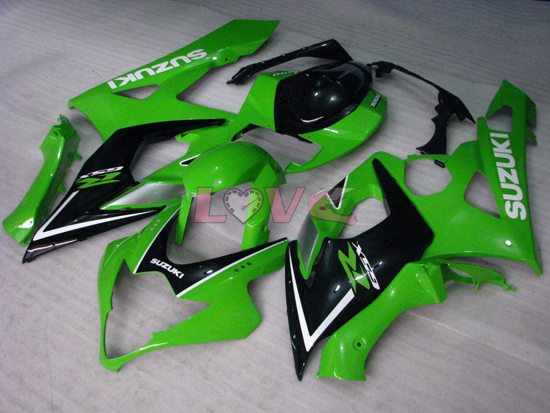 Factory Style - Green Black Fairings and Bodywork For 2005-2006 GSX-R1000 #LF5853