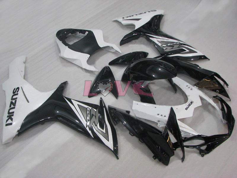 Factory Style - White Black Fairings and Bodywork For 2011-2026 GSX-R600 #LF4727