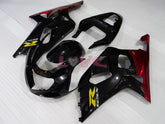 Factory Style - Red Black Fairings and Bodywork For 2000-2002 GSX-R1000 #LF4146