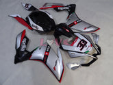 Bearacer - Red White Silver Fairings and Bodywork For 2004-2009 RS125 #LF3071