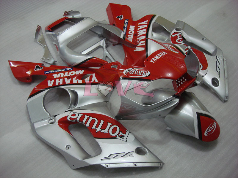 Fortuna MOTUL - Red Silver Fairings and Bodywork For 1998-2002 YZF-R6 #LF6837