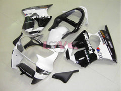 Monster - White Black Fairings and Bodywork For 2000-2002 NINJA ZX-6R #LF6136