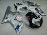 Factory Style - White Black Silver Fairings and Bodywork For 2001-2003 GSX-R600 #LF4254