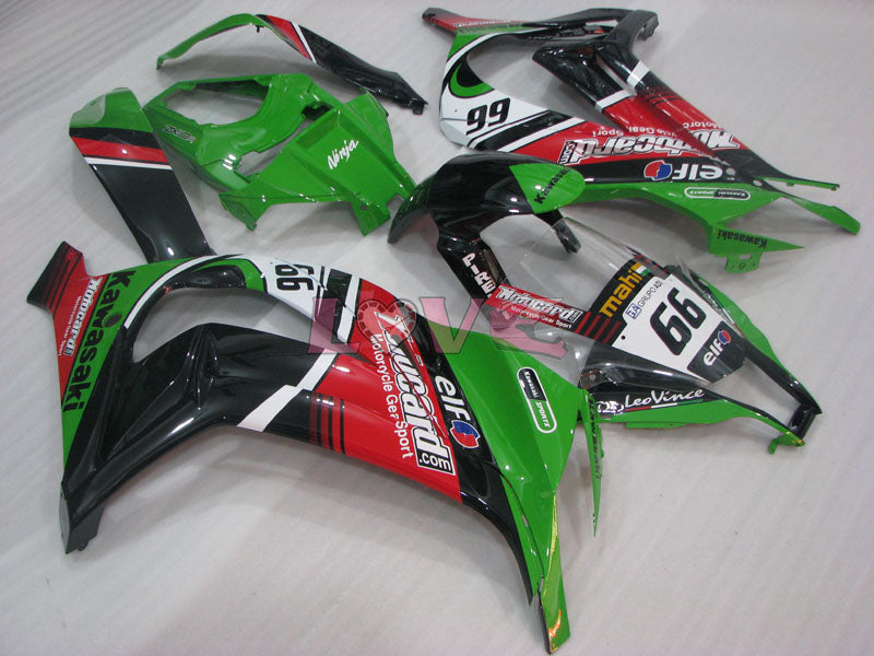 Factory Style - Green Black Fairings and Bodywork For 2011-2015 Ninja ZX-10R #LF3245