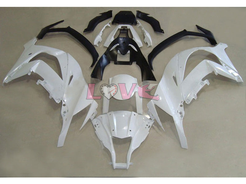 Factory Style - White Black Fairings and Bodywork For 2011-2015 Ninja ZX-10R #LF4807