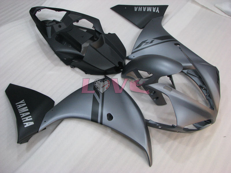 Factory Style - Black Grey Fairings and Bodywork For 2009-2011 YZF-R1 #LF3652