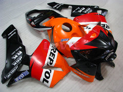 MICHELIN RK Repsol - Orange Black Fairings and Bodywork For 2005-2006 CBR600RR #LF7486