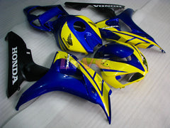 Fireblade - Yellow Blue Fairings and Bodywork For 2006-2007 CBR1000RR #LF7255