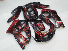 Flame - Orange Black Fairings and Bodywork For 1996-1999 GSX-R750 #LF4290