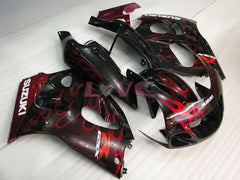 Flame - Black Fairings and Bodywork For 1997-2000 GSX-R600 #LF4301