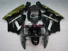 Factory Style - Black Gold Fairings and Bodywork For 2002-2005 NINJA ZX-12R #LF4839