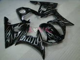 Flame - Black Fairings and Bodywork For 2005 YZF-R6 #LF3501