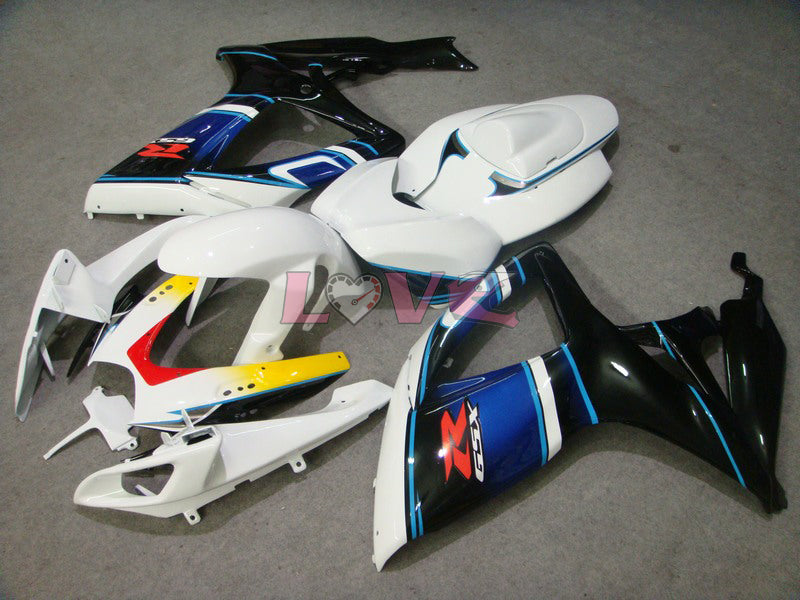 MOTUL Rizla+ - Yellow Blue Fairings and Bodywork For 2006-2007 GSX-R600 #LF6259