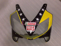 Castrol - Yellow Black Pink Fairings and Bodywork For 2001-2003 CBR600F4i #LF4493
