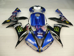 DUNLOP Monster - Blue Black Fairings and Bodywork For 2004-2006 YZF-R1 #LF6997