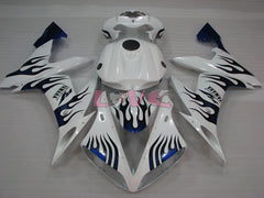 Customize - Blue White Fairings and Bodywork For 2004-2006 YZF-R1 #LF3696