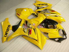 Factory Style - Yellow Black Fairings and Bodywork For 2007-2008 GSX-R1000 #LF5743