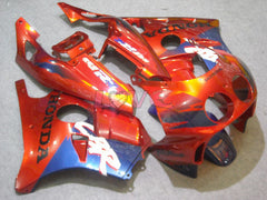 Fireblade - Orange Blue Fairings and Bodywork For 1988-1989 CBR250RR #LF5053