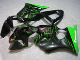 Flame - Green Black Fairings and Bodywork For 2000-2002 NINJA ZX-6R #LF3334