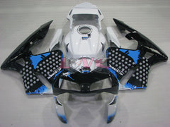 Customize - White Black Fairings and Bodywork For 2003-2004 CBR600RR #LF4469