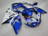 Sun - Blue White Fairings and Bodywork For 2000-2001 YZF-R1 #LF3628