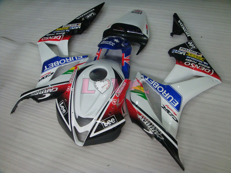 Lee - White Black Fairings and Bodywork For 2007-2008 CBR600RR #LF7454