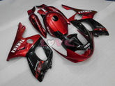 No sticker / decal Factory Style - Red wine Black Fairings and Bodywork For 1997-2007 YZF600R #LF7936