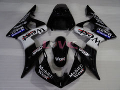 West - White Black Fairings and Bodywork For 2005 YZF-R6 #LF3483