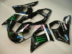 Monster - Black Fairings and Bodywork For 1998-2002 YZF-R6 #LF3359