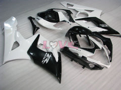Factory Style - White Black Fairings and Bodywork For 2005-2006 GSX-R1000 #LF5823