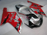 Factory Style - Red Silver Fairings and Bodywork For 2001-2003 GSX-R600 #LF4233