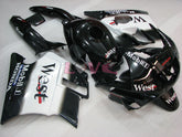West - White Black Fairings and Bodywork For 1991-1994 CBR600F2 #LF4543