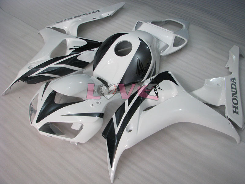 Fireblade - White Black Fairings and Bodywork For 2006-2007 CBR1000RR #LF7253