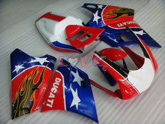 Customize - Red Blue White Fairings and Bodywork For 1994-1998 916 #LF3167
