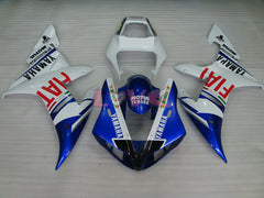FIAT MICHELIN MOTUL - Blue White Fairings and Bodywork For 2002-2003 YZF-R1 #LF7039