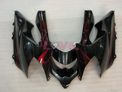 Flame - Red Black Fairings and Bodywork For 2004-2005 NINJA ZX-10R #LF6317