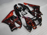 Flame - Orange Black Fairings and Bodywork For 1994-1995 CBR900RR #LF3017