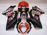 Lucky Strike - Red Black Fairings and Bodywork For 2007-2008 GSX-R1000 #LF3839