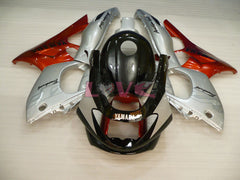 Factory Style - Orange Black Silver Fairings and Bodywork For 1997-2007 YZF600R #LF7950