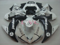 Jordan - White Black Fairings and Bodywork For 2005 YZF-R6 #LF3521