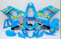 Rizla+ - Yellow Blue Fairings and Bodywork For 2004-2005 GSX-R750 #LF6607